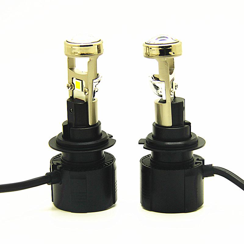 

Car Headlights H7 H4 LED Motorcycle/car 9005 9006 H11 Headlight Mini Lens Projector 6000k Super Turbo Bulb Hi/low Auto