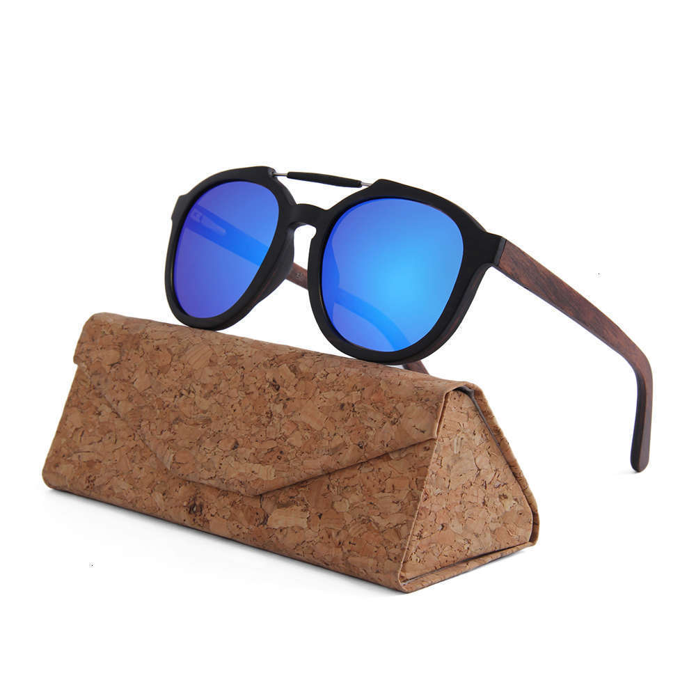 

Highend accessories eco friendly natural raw wood timber sunglass, Black