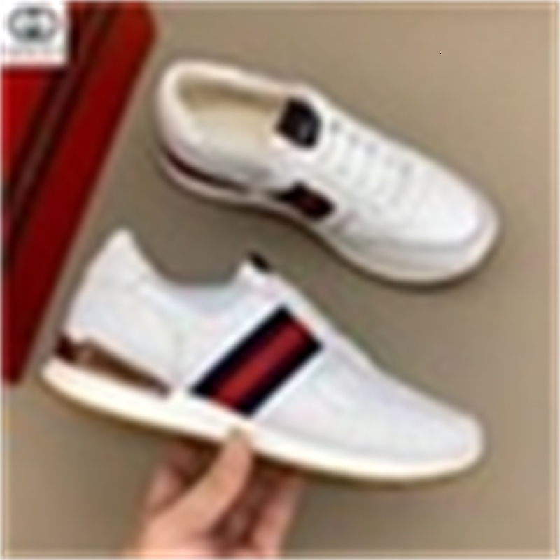 

designer luxury men dress sneakers loafers boots moccasins shoes buckles lace-ups 7obv, Red;white