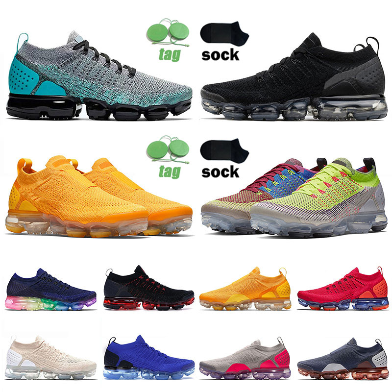 

Cheaper mens women vapourmax fliy knit 2.0 running shoes knits University Gold Triple Black Orange What The FA FLYKNIT Designer Sport Trainers Outdoor Sneakers 36-45, A18 black orange-yellow sign 40-45