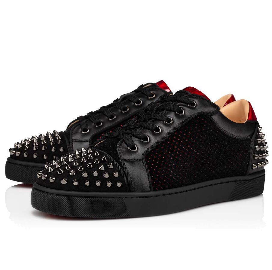 

2021 Brand-fashion Seavaste 2 Spikes Sneakers Shoes Low Top Red Bottom Trainers Women Walking Casual Perfect Couple Outdoor Sports EU35-47