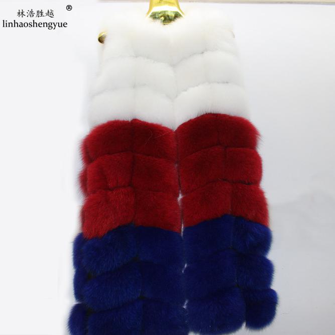 

Women's Fur & Faux Linhaoshengyue 80cm Long Vest With Colour, Color 3
