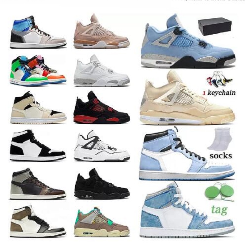 

New Basketball Shoes 1 University Blue Twist Mid Milan Digital Pink Lightbulb Chicago Men 1s Top 3 Bred Toe Court Purple Unc Patent Sneakers, # 100