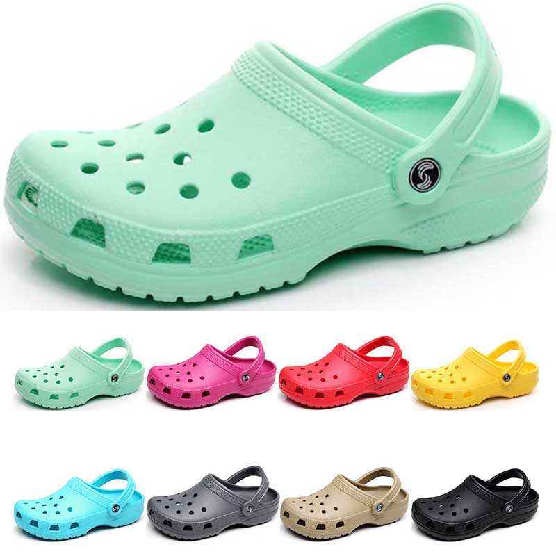 310 Sandales à la mode Hotsale Sandales Slip sur la plage décontractée Chaussures étanches Men Classic Soins infirmiers Sabots Hôpital Femmes Pan