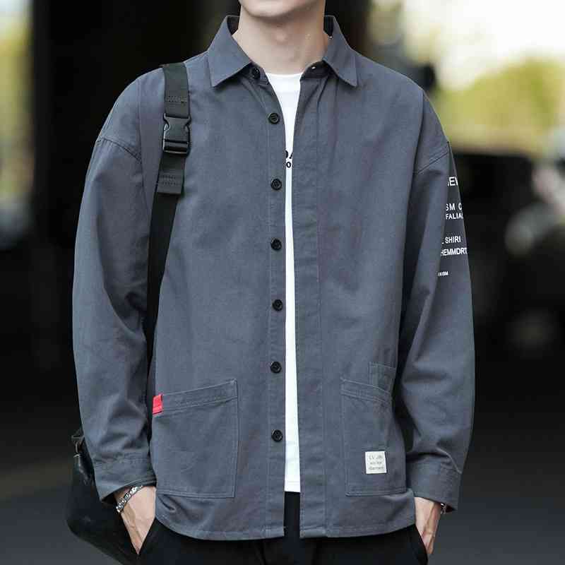 

Small new spring autumn cotton long sleeved shirt, fashion, and style, White;black