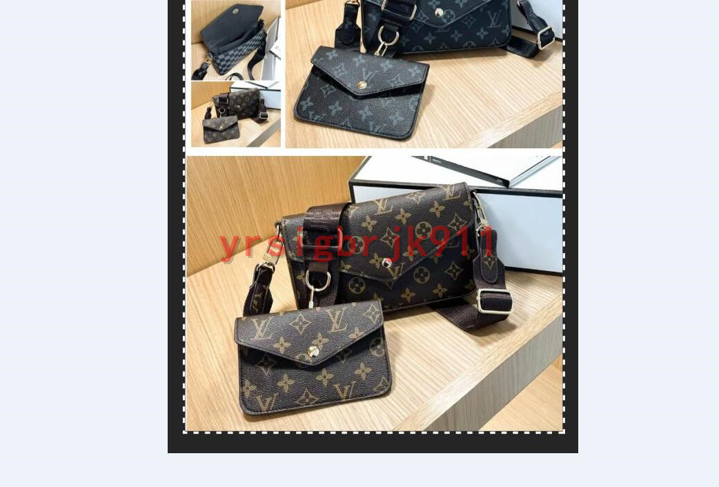 

29 Sell LV Louis women's Leather Designers Luxurys chain bag handbag shoulder bag Evening Bags Cross body bag, Black;red