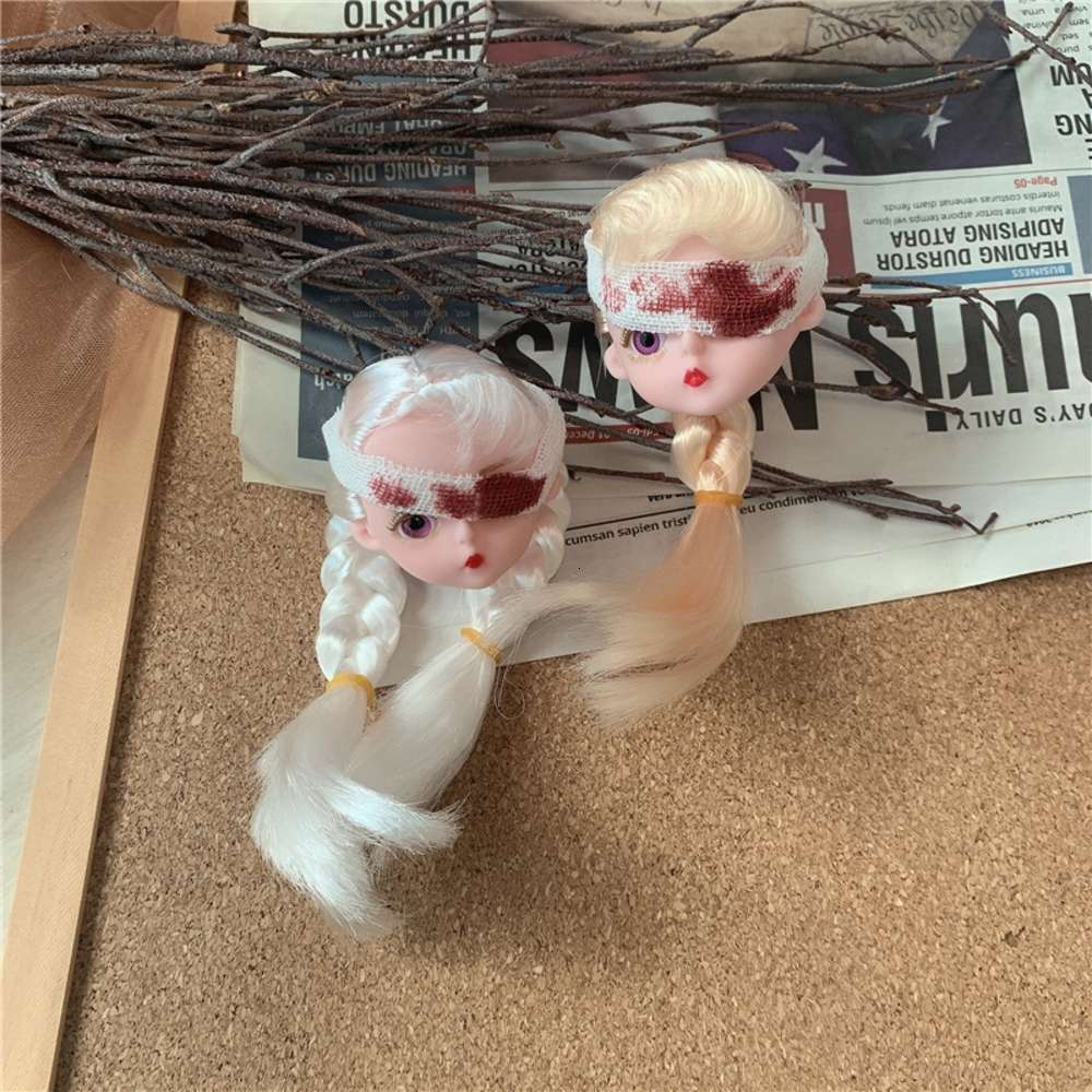 Bad hand made JK Uniform suit baby brooch hairpin dual purpose accessories with bloody earth cool crowd-image-695401836