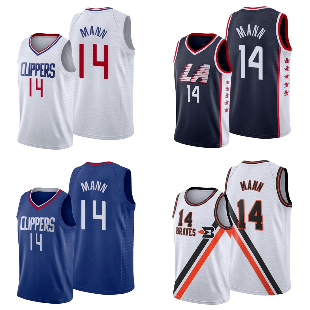 

LosAngelesClippersMen Terance Mann Basketball Jersey