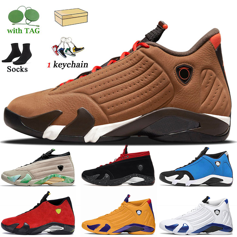 

High Quality Mens Basketball Shoes 14 OG Sneakers Winterized Jumpman 14s Trainers University Gold Thunder Gym Red Lipstick Fortune Sports Big Size Eur 47, 11 defining moments 40-47