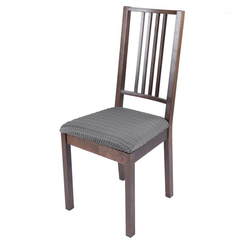 

Adjustable Jacquard Spandex Dining Chair Seat Cushion Cover Anti-Dust Protect Elastic Covers For Room Banquet