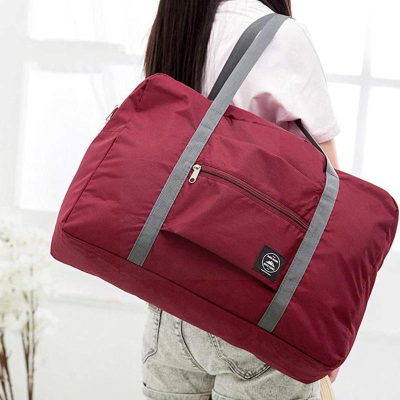 

Storage Bags Nylon Foldable Travel Unisex Large Capacity Bag Handbags Waterproof Luggage Men Women G1l8