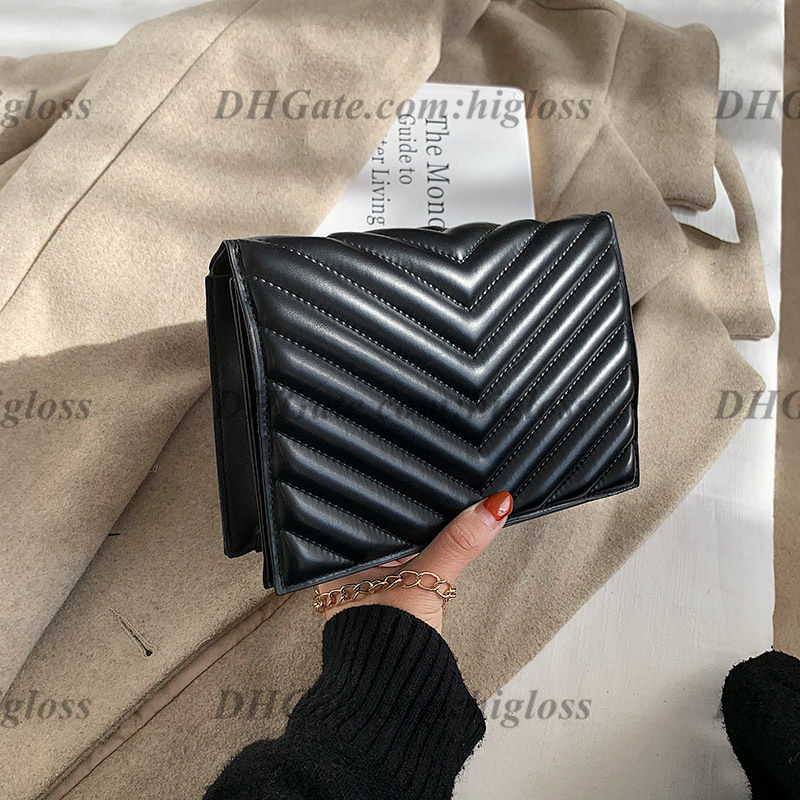 

2021 fashion cc bags genuine pu leather women wallet shoulder bag messenger designer style for ladies card purse fanny pack