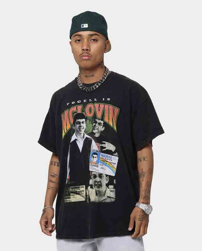 

Mclovin Superded Men Women Cotton T-shirt Summer Mens Harajuku Short Sleeve Funny Birthdy for Man Woman Print Art Tees, Green