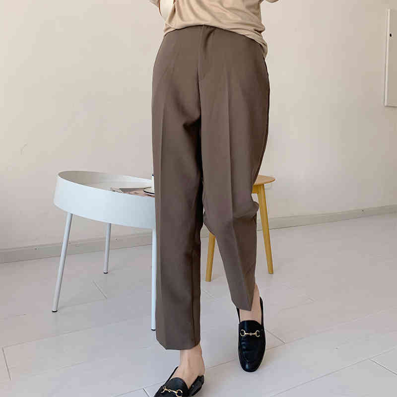 

Make firm offers in the fall of leisure suit pants since nine points feet waist professional straight smoke tube 210429, Beige