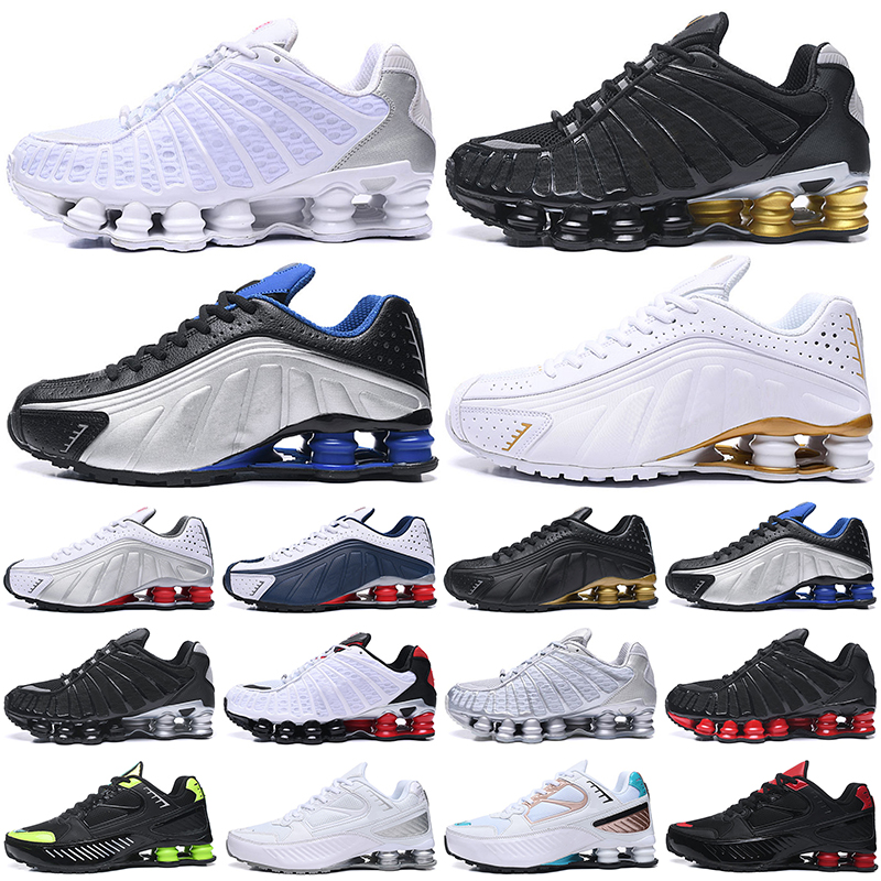 

shox tl running shoes men women Black Gold white silver Speed Red Lime Blast Enigma Royal Blue Pure Platinum Chrome mens outdoor trainers sports sneakers, 301 triple black