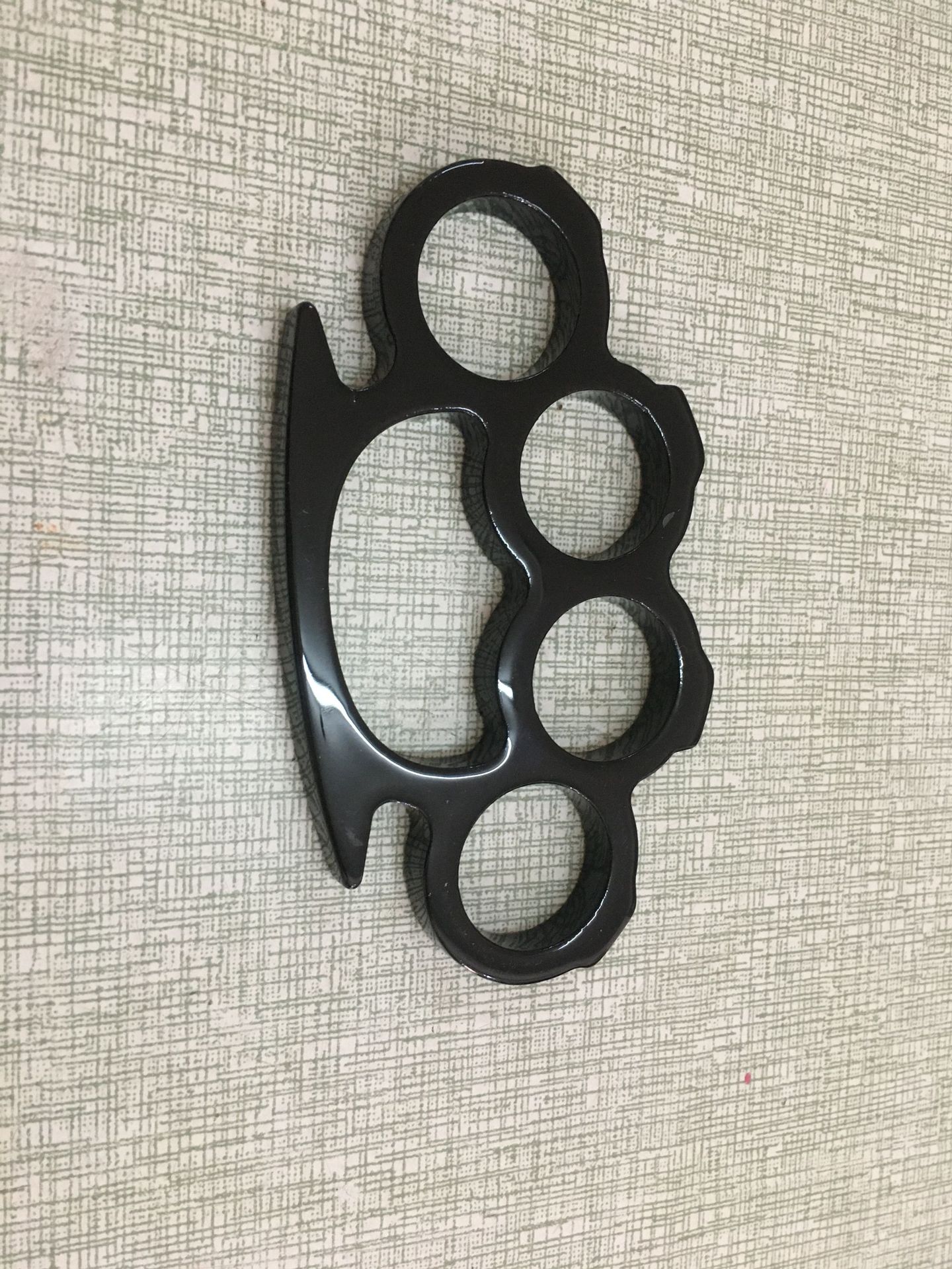 

High Quality Protective Gear Gilded Steel Brass Knuckle Duster Color Black Plating Silver Hand Tool Clutch, Customize