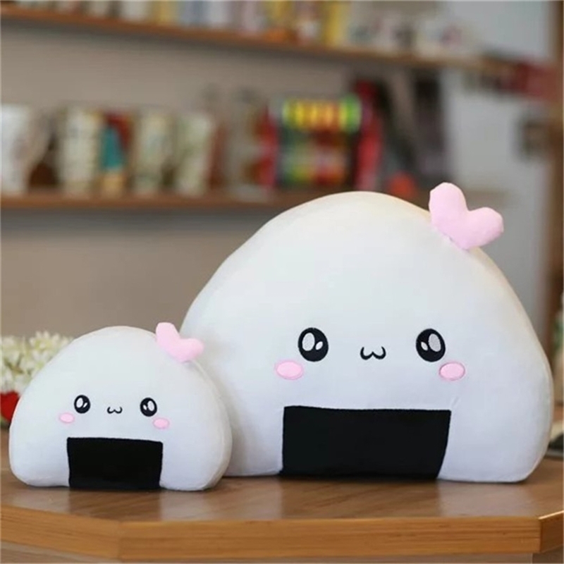 

Cute Plush Mini Rice Ball Pillow Kawaii Soft Japanese Sushi Cushion Stuffed Toy The Second Element Dumpling Doll 210804, Angry