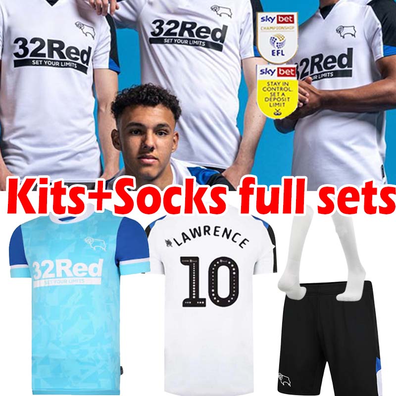 

21/22 DERBY COUNTY soccer jersey ROONEY 2021 2022 jerseys LAWRENCE BOGLE WAGHORN maillot de football shirt Men kids kits socks full sets BIELIK Top thailand, 21 22 home patch