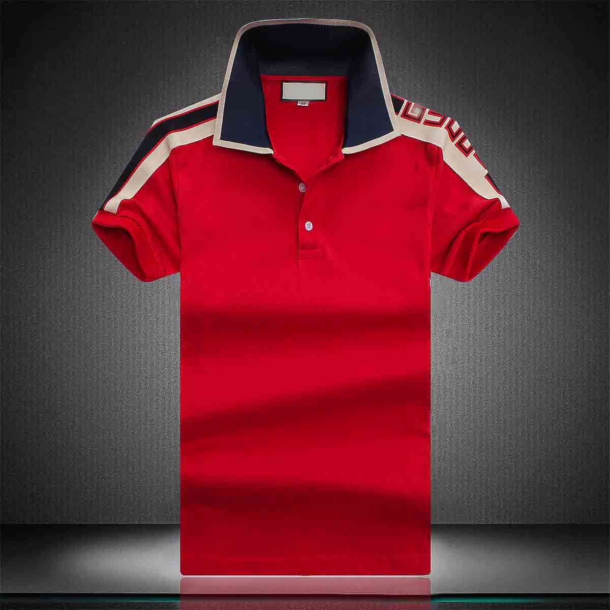 

New Mens Stylist Polo Shirts Luxury Italy Mens Designer Clothes Short Sleeve Fashion Mens Summer T Shirt Asian Size M-3XL