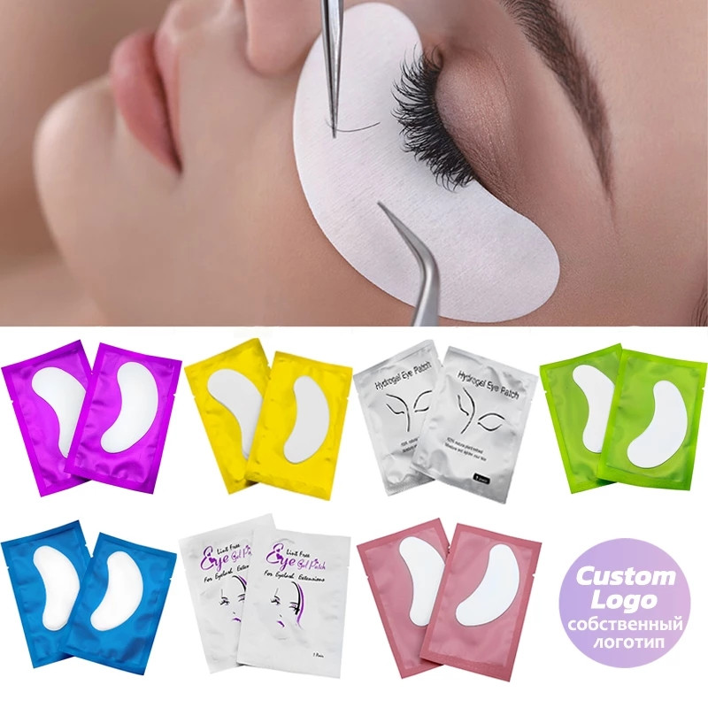 

50pairs Grafting Eyelashes Gel Patches Professional Lint Free Under Eye Pads Eyelash Extention Makeup Auxiliary Beauty Tool