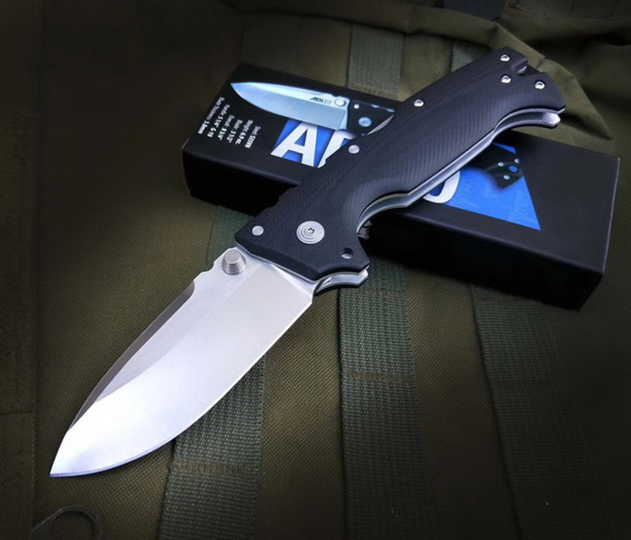 

New cold AD10 steel tactical folding knife back lock s35vn steel Ad-10 outdoor pocket survival knife AD15 BM 940 535 781 485 micro
