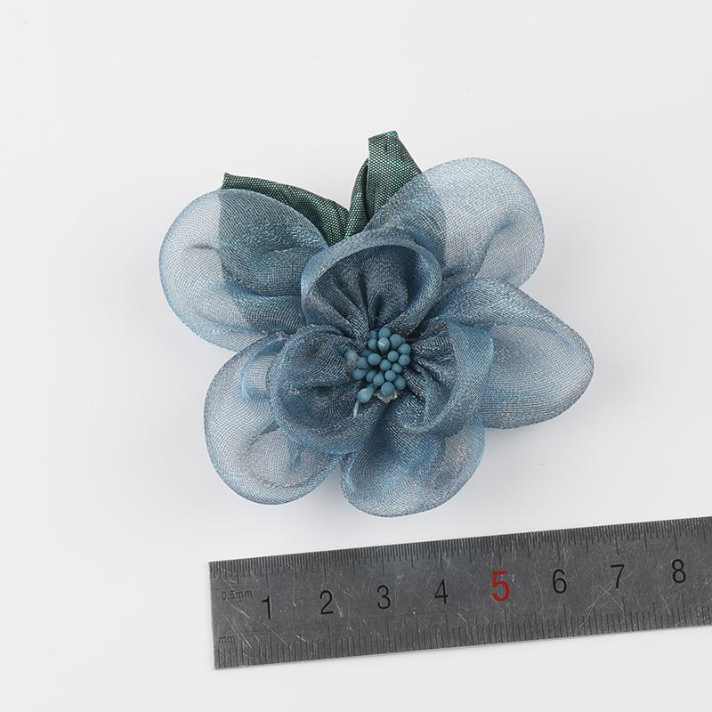 

Decorative Flowers & Wreaths 5PC Pearl Chiffon Handmade Corsage Head Flower Shoes Hat Decoration Accessories DIY Clothing