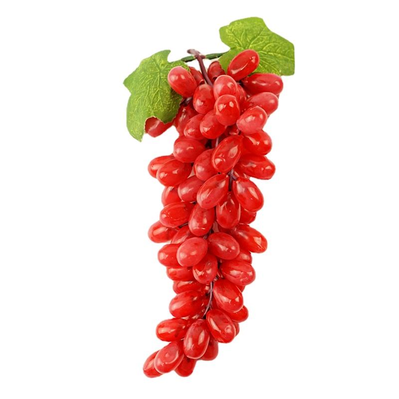 

Party Decoration 1pc Artificial Plastic Grape Vine Green Leaf Ornaments Indoor Balcony Ceiling Fake Bunch Simulation