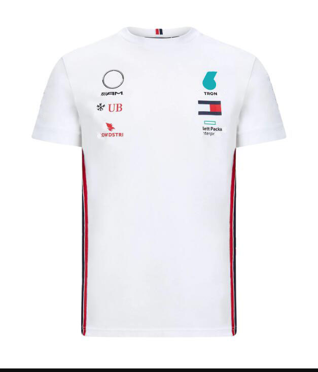 F1 racing short sleeve 2021 season team fan culture outdoor breathable round neck T-shirt can be customized-image-674661199