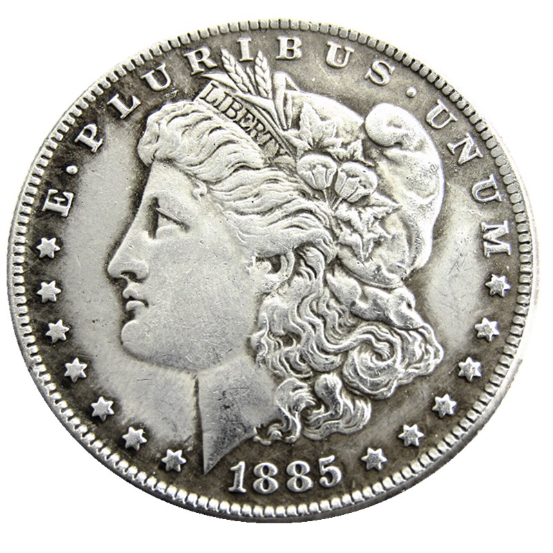 

US 1885-P-CC-O-S Morgan Dollar Copy Coin Brass Craft Ornaments replica coins home decoration accessories