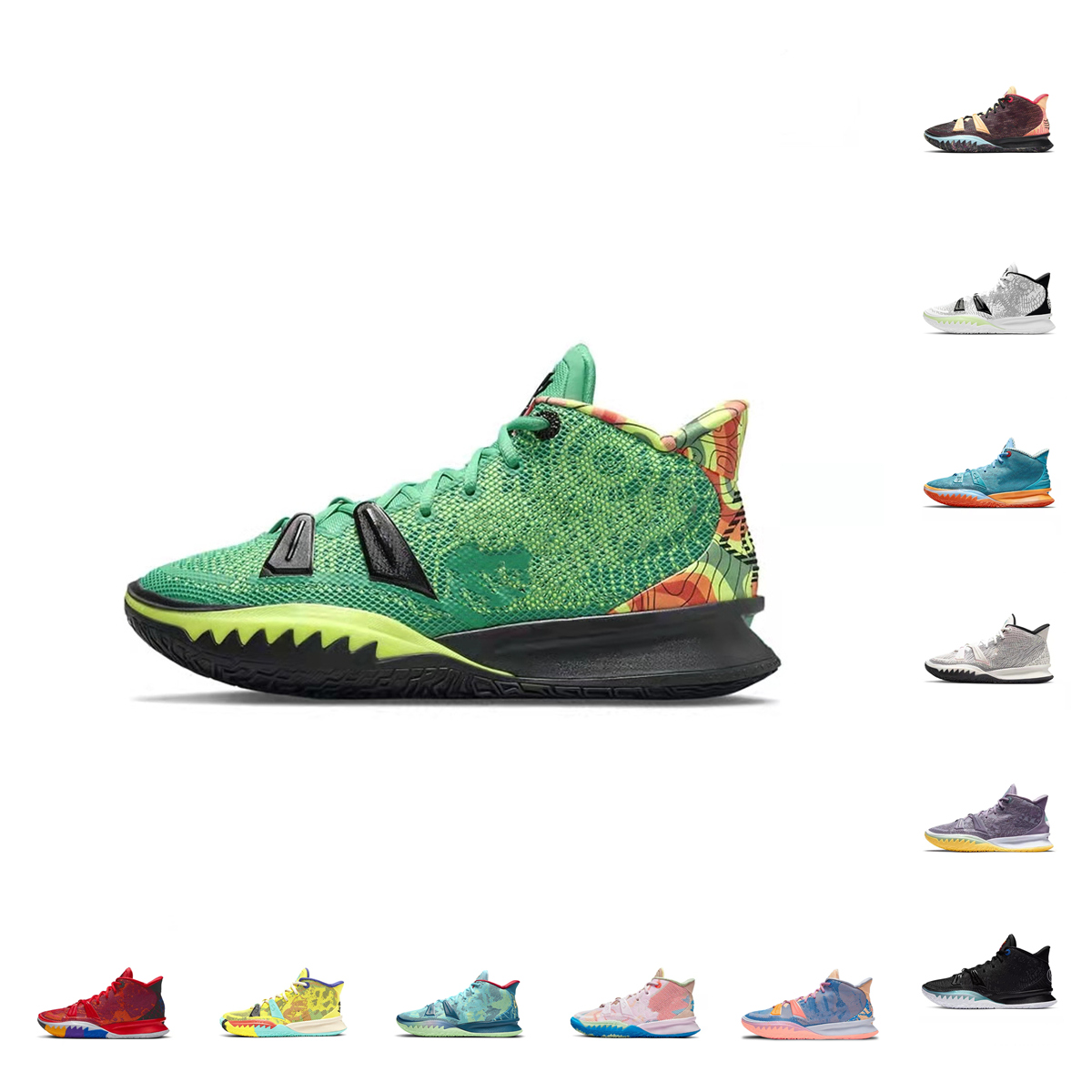 

2022 One World 1 People Chip Light Bone Kyrie 7 mens basketball shoes Kyries 5s sponge sandy Creator Hendrix Horus Rayguns Daybreak squidward men trainers Sneakers, Please contact us
