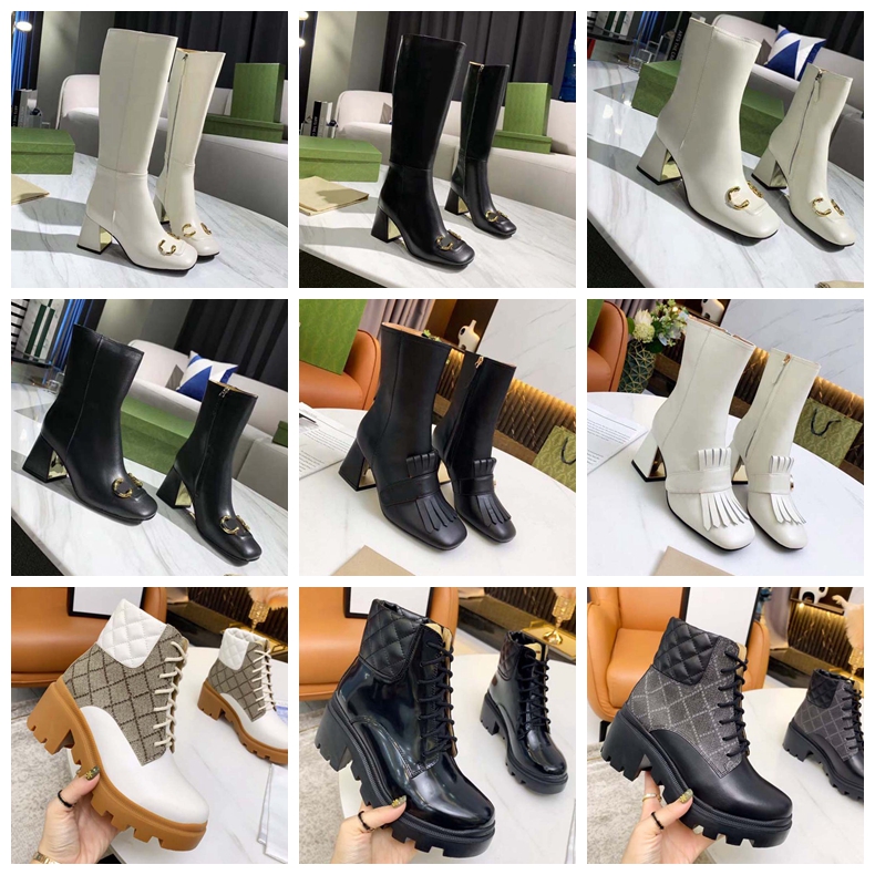 

Classics Exquisite Leather Platform Designer boots Martin Women Boot High Heels And Genuine Outdoors fashion booties by home011 01, Box
