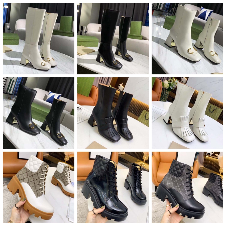 

Classics Exquisite Leather Platform Designer boots Martin Women Boot High Heels And Genuine Outdoors fashion booties by home011 01, #10