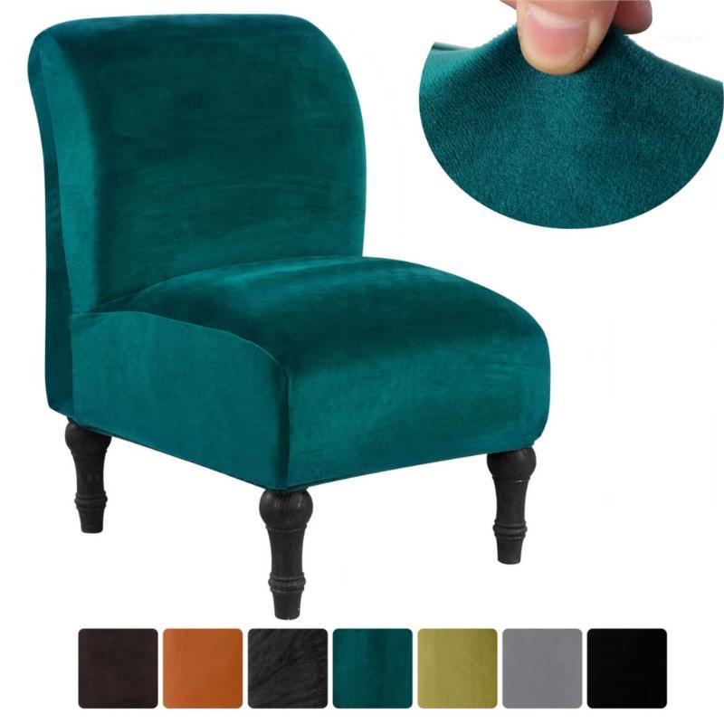 

Chair Cover Slipper Dining Seat Slipcover Spandex Removable Armless El Covers
