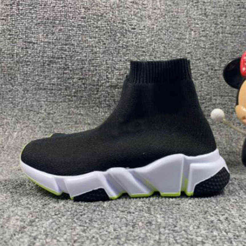

Fashion boots for Kids Speed Trainer sock shoes Toddler Boys Girls Youth socks sneakers triple black red Kid Children designer 24-35, Multi-color