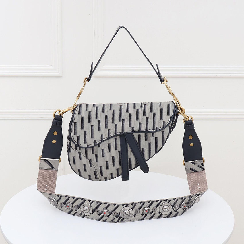 

5A+ saddle crossbody bag Women Luxury Designers Bags brand luxury handbags Wide shoulder straps mini handbag classic fashion canvas wallet Original genuine leather, Box