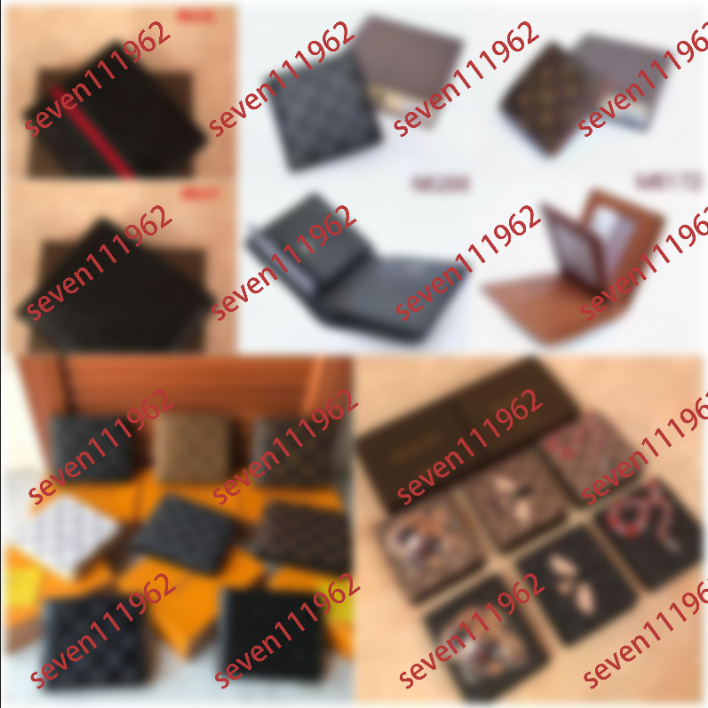 

Europe Designer Wallet bag Purse 2021Top CoinPurse billfold High quality Plaid pattern Card holder women Lwallet men pures high-end Mens wallet with box, G7 old flowers