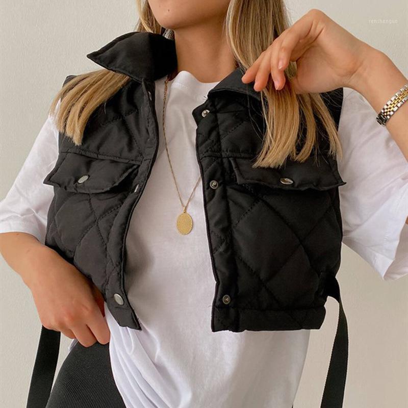 

Women's Vests Rocwickline Summer And Autumn Vest Office Lady Casual Hip Hop Safari Style Solid Pockets Easy Matching, Black