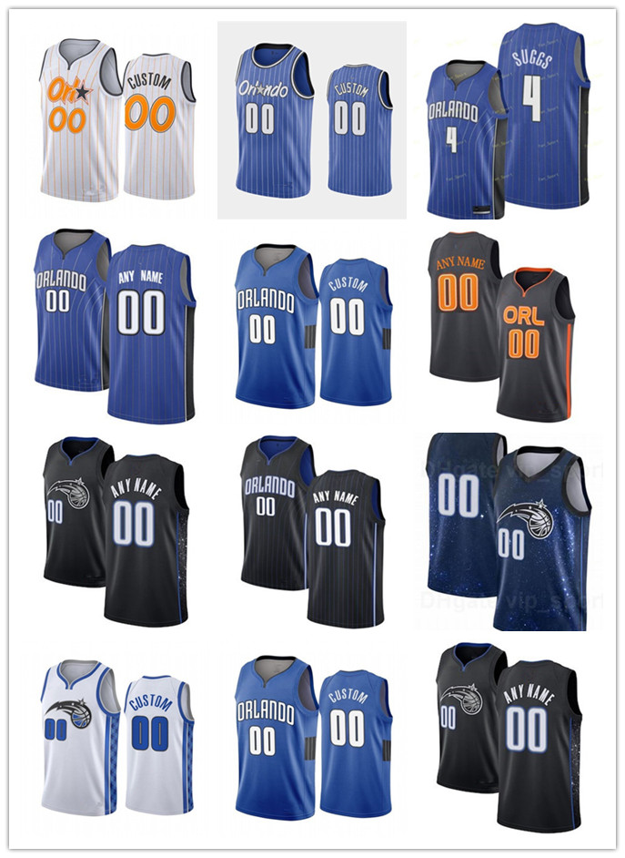 

75th Custom Men Women Youth OrlandoMagic33 Robin Lopez 34 Wendell Carter Jr. 22 Franz Wagner 4 Jalen Suggs Basketball Jerseys, Lavender