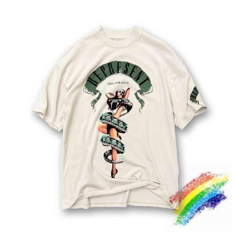 Men&#039;s T-Shirts Oversized REPRESENT T-shirt Men Women 1:1 High Quality T Shirt Heavy Fabric Represent Tee Tops Vintage Short Sleeve-image-705363956