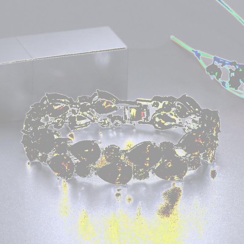 

Link, Chain ThreeGraces My Mona Lisa Design White Gold Color Shiny Cubic Zirconia Crystal Large Bridal Wedding Bracelets For Brides BR012, Black