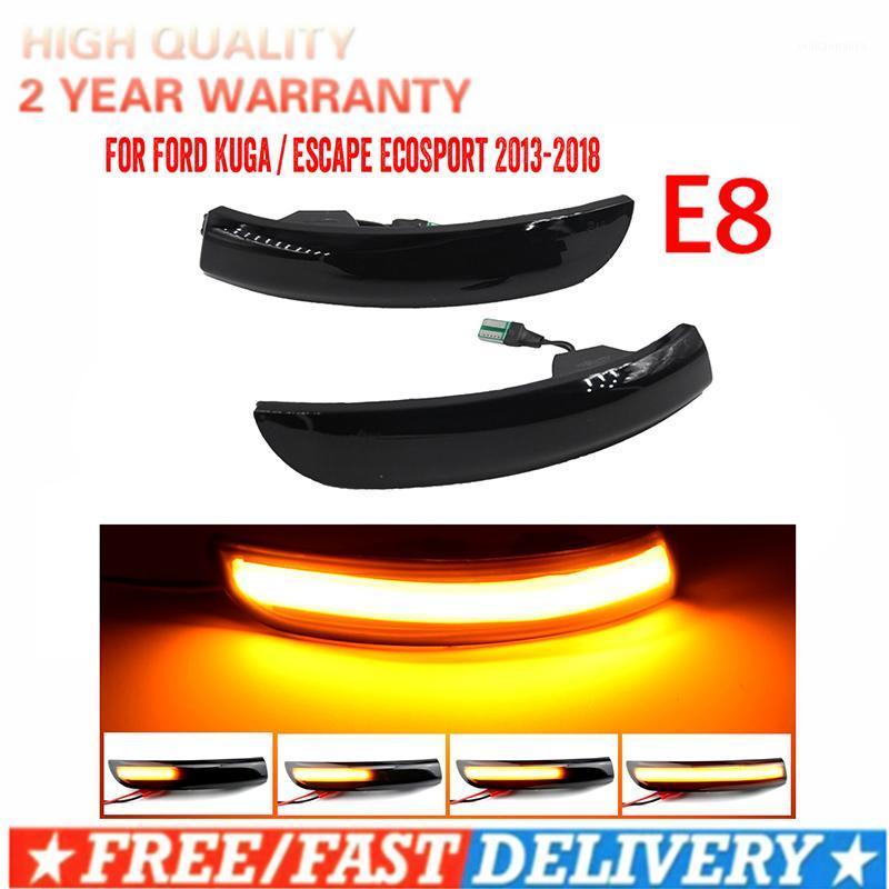 

Emergency Lights Dynamic LED Side Rearview Mirror Turn Signal Light Indicator For Escape Kuga II EcoSport 2013 - 2022 Car Accessories