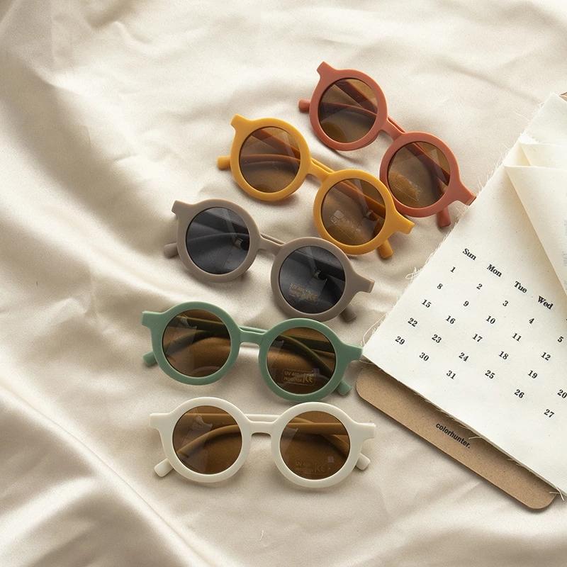 

Sunglasses NONOR Kids Fashion Round Children Boy Girl Stylish Goggles Baby Student Eyeglasses Party Eyewear UV400