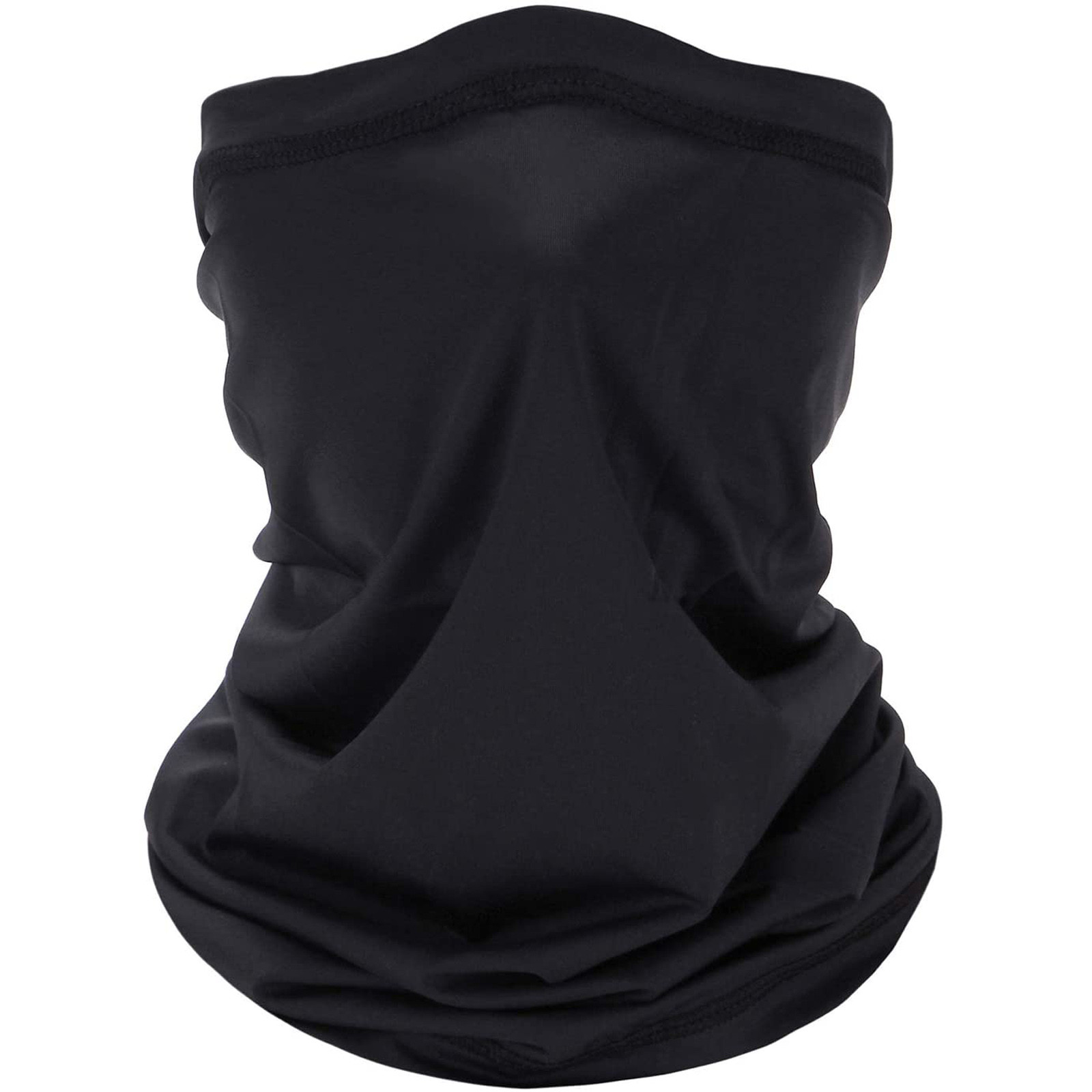 

Solid Bandana Face Mask Unisex Washable And Reusable Mouth Face Cover Windproof Breathable Neck Scarf Wristband Headband
