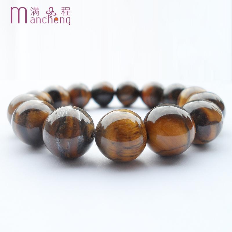 

Beaded, Strands 1PCS Male 14MM Natural 5A Yellow Tiger Eye Stone Beads Bracelet Men, Brown Man Yoga Homme Jewelry Gift, Black