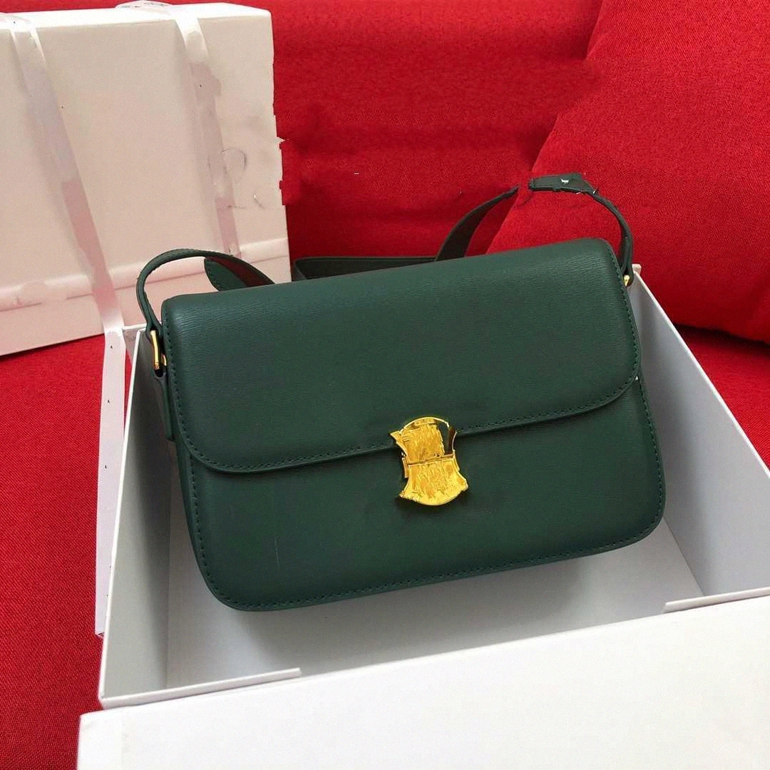 

[with box] CEL Crazy INE Sales Fashion Luxury Shoulder Bag Handbags Material Classic Floral Designs Designer triomphe metal button q9Kn#, More color