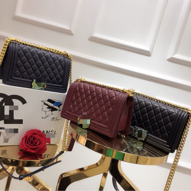 

Handbag Bag women's new classic spicy Ma bag Lingge embroidered lambskin high end atmosphere Messenger Bag Handbag zly