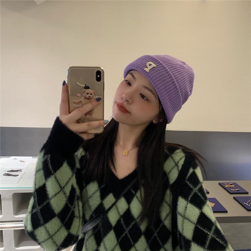 

Berets 2021latest Fashion Autumn And Winter Outdoor Cold-proof Warm Woolen Beanie Caps Hats Ski