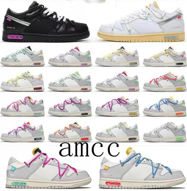 2022 Off Authentic Low Lot 35 of 50 Collection Casuals Shoes University Red Blue Pine Green White Black Michigan Men Women Sneakers