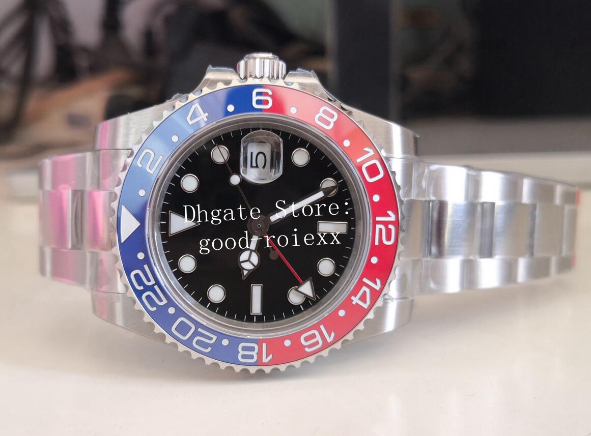 

Watches For Men 904L Steel Ceramic Bezel Watch Men's Automatic Eta 2836 Movement KSF Chronometer Calendar Jubilee Bracelet KS Factory Valjoux Date Wristwatches Box, Bezel black blue 126710