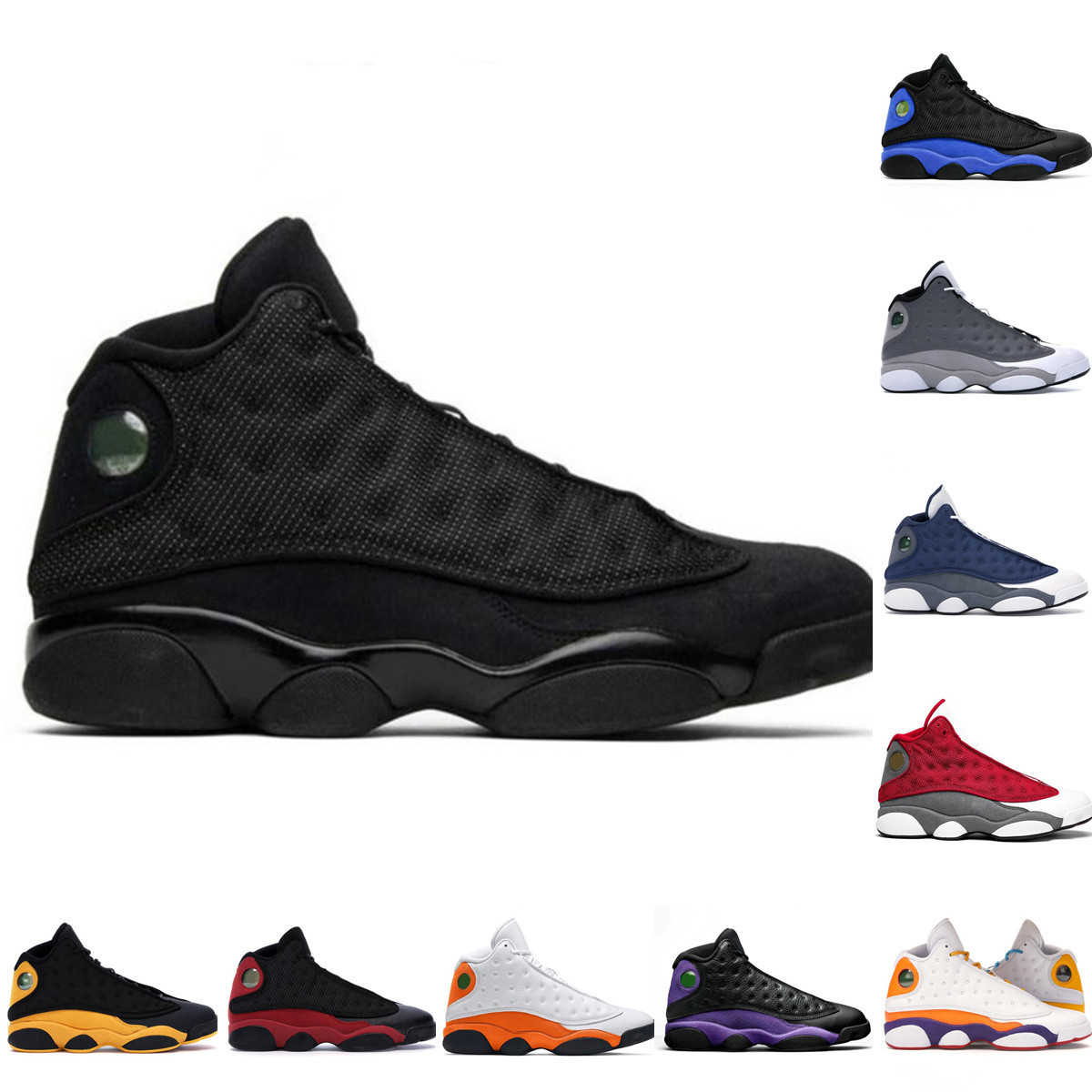 

2021 men women 13 13s basketball shoes Playground Olive Black Cat Gym Red Flint Grey sneakers Starfish White Lucky Green Chicago